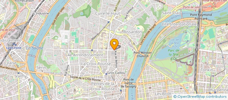 localisation de l'entreprise NATACHA à LYON