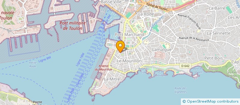 localisation de l'entreprise NATACHA  TOULON