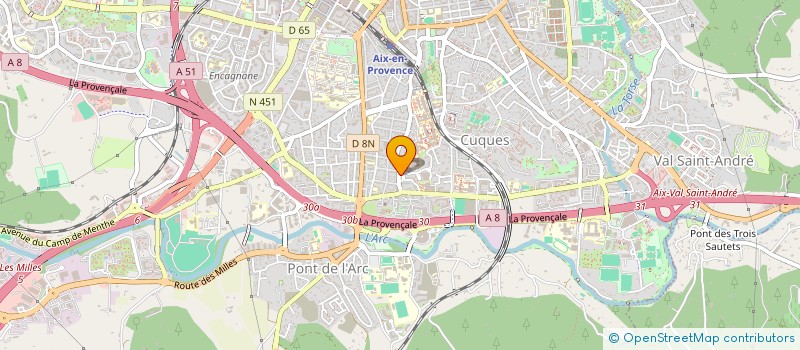 localisation de l'entreprise NATACHA à AIX-EN-PROVENCE