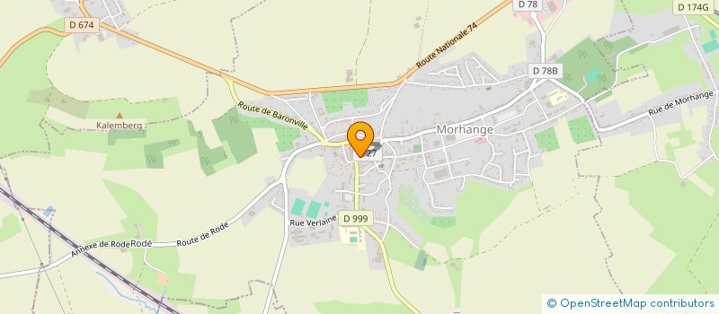 localisation de l'entreprise NATACHA COIFFURE  MORHANGE