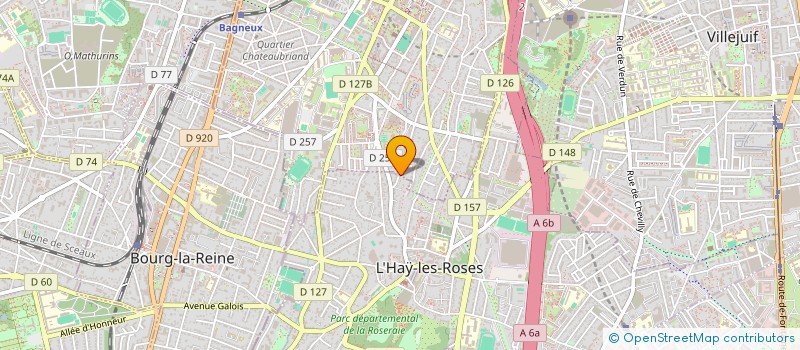 localisation de l'entreprise NATAF IMMO à CACHAN