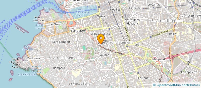 localisation de l'entreprise NATAGORA à MARSEILLE