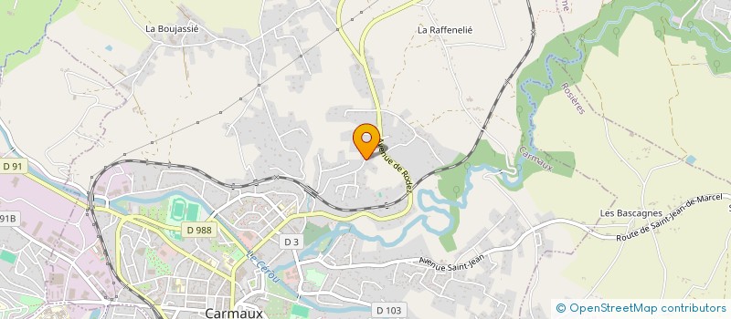 localisation de l'entreprise NATAL à CARMAUX