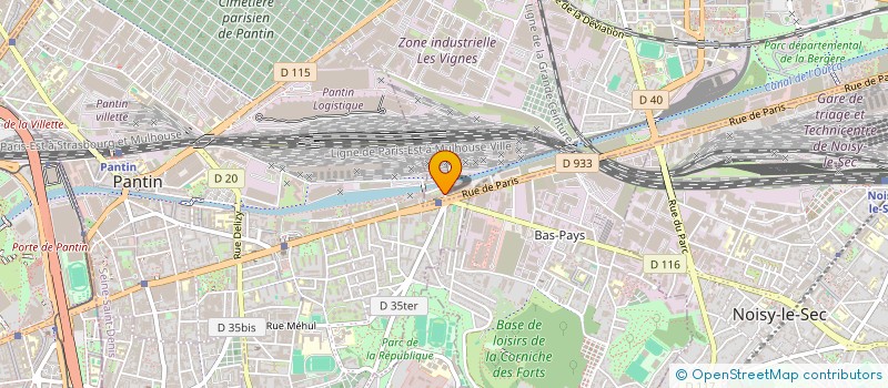 localisation de l'entreprise NATAL'AFFAIRES  BOBIGNY