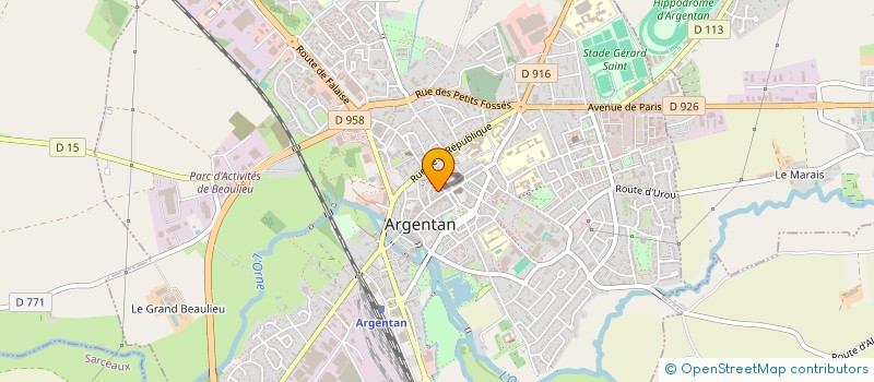 localisation de l'entreprise NATALAN à ARGENTAN