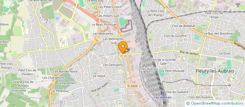 localisation de l'entreprise NATALIA DIETETIQUE à FLEURY LES AUBRAIS