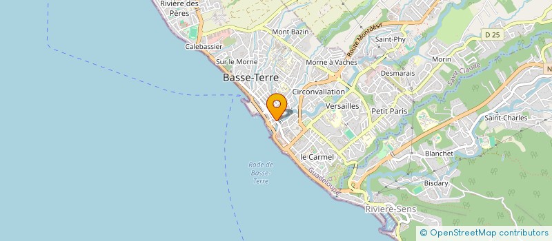 localisation de l'entreprise NATALIA PARIS - CARAIBE à BASSE-TERRE