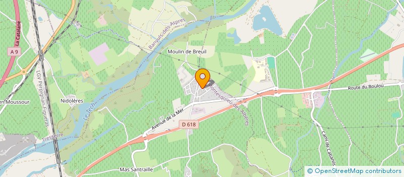 localisation de l'entreprise NATALIE PATRICE  MONTESQUIEU-DES-ALBERES