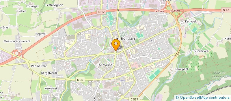 localisation de l'entreprise NATALY à LANDIVISIAU