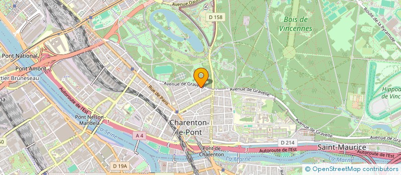 localisation de l'entreprise NATALY CONSULTING  CHARENTON-LE-PONT