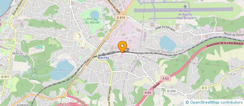 localisation de l'entreprise NATAM à BIARRITZ