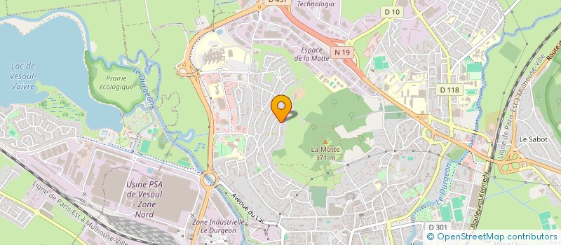 localisation de l'entreprise NATAMGE à VESOUL