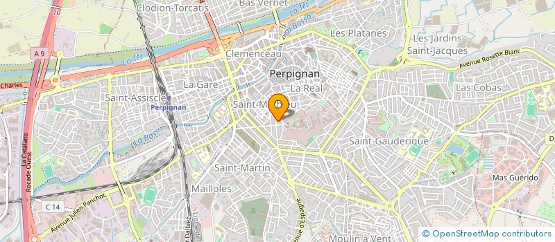 localisation de l'entreprise NATAN à PERPIGNAN