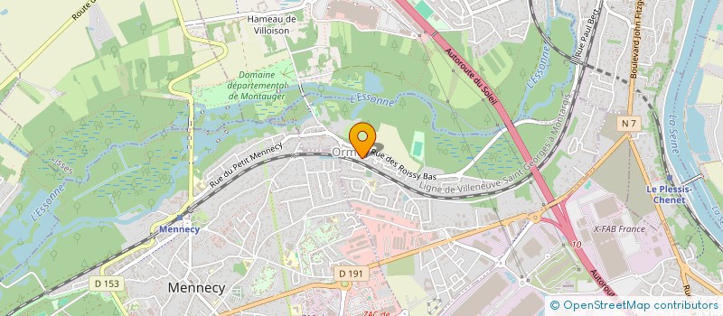 localisation de l'entreprise NATANT TRADING  ORMOY