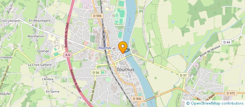 localisation de l'entreprise NATAPE MIZIK ASSOCIATION à TOURNUS
