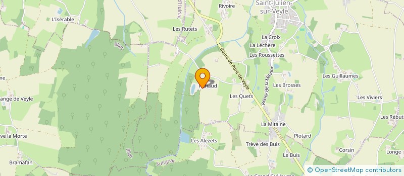 localisation de l'entreprise NATARAJA  SAINT-JULIEN-SUR-VEYLE