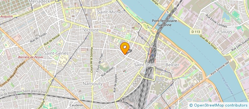 localisation de l'entreprise NATARAJA YOGA  BORDEAUX