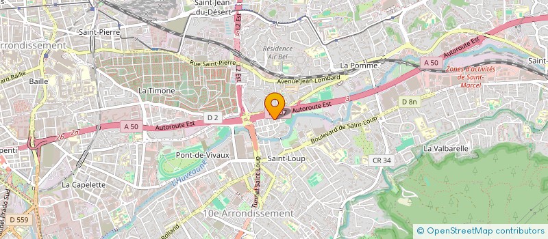 localisation de l'entreprise NATAS à MARSEILLE 10EME