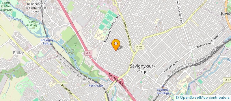 localisation de l'entreprise NATASH à SAVIGNY-SUR-ORGE
