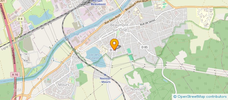 localisation de l'entreprise NATASHA GAZE HAIR ARTIST  BEAUMONT SUR OISE