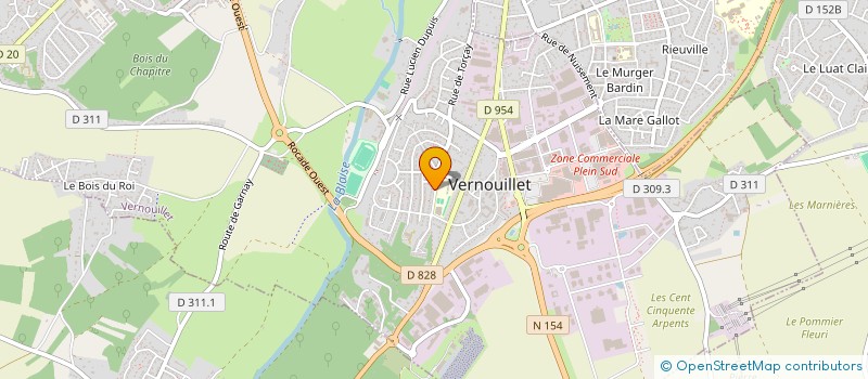 localisation de l'entreprise NATASHOP à VERNOUILLET