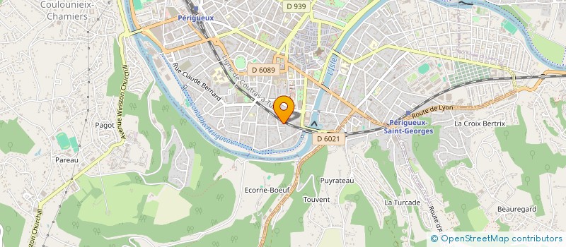 localisation de l'entreprise NATATION ARTISTIQUE PERIGUEUX  PERIGUEUX