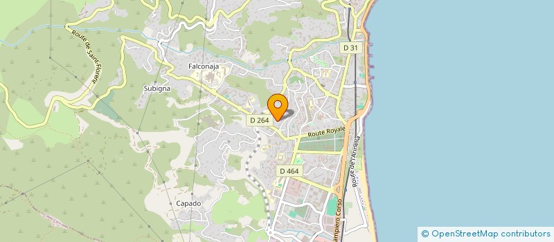 localisation de l'entreprise NATATION MILIEU RURAL à BASTIA