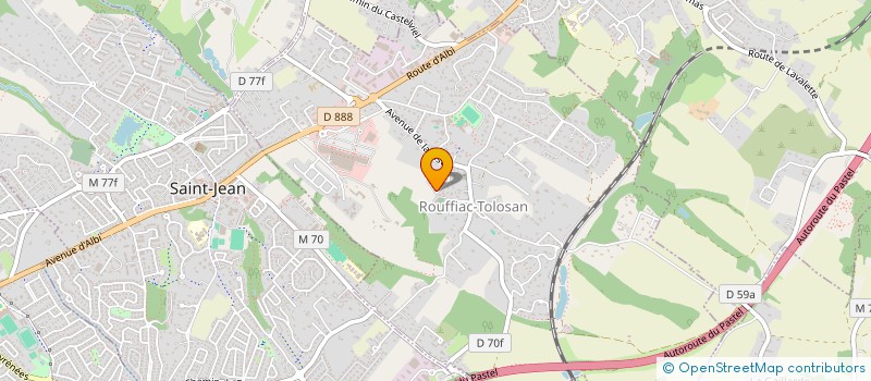 localisation de l'entreprise NATAUGEST68  ROUFFIAC-TOLOSAN