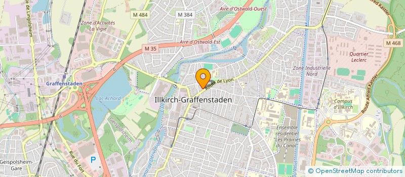 localisation de l'entreprise NATAV  ILLKIRCH-GRAFFENSTADEN