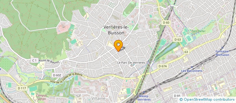 localisation de l'entreprise NATAXE à VERRIERES-LE-BUISSON