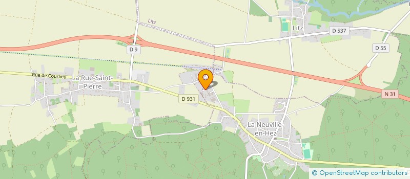 localisation de l'entreprise NATBEL  LA NEUVILLE-EN-HEZ