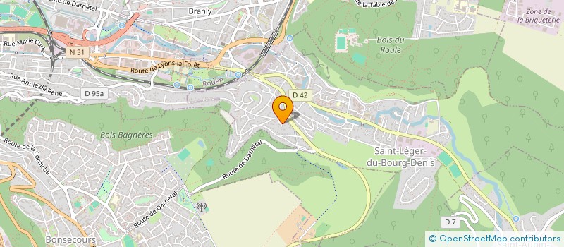 localisation de l'entreprise NATCHA IMMO  SAINT-LEGER-DU-BOURG-DENIS