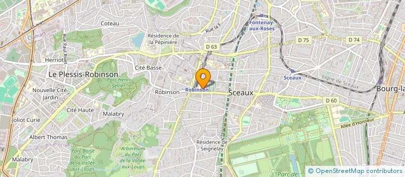 localisation de l'entreprise NATCO à SCEAUX