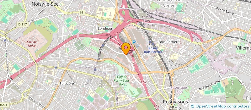 localisation de l'entreprise NATDOMUS à ROSNY-SOUS-BOIS
