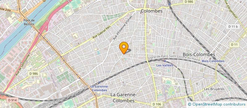 localisation de l'entreprise NATE CONSEILS à COLOMBES