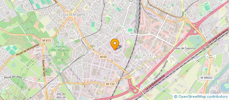 localisation de l'entreprise NATEA NETSPACE à MONTPELLIER