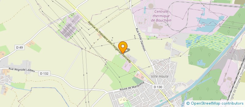 localisation de l'entreprise NATECH à BOUCHAIN