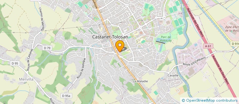 localisation de l'entreprise NATEJE à CASTANET-TOLOSAN