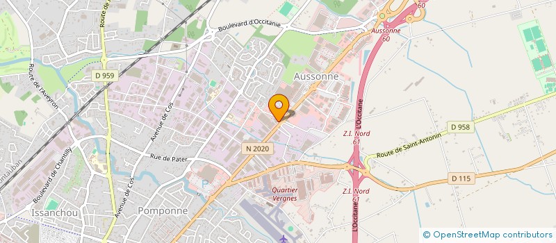 localisation de l'entreprise NATEL à MONTAUBAN