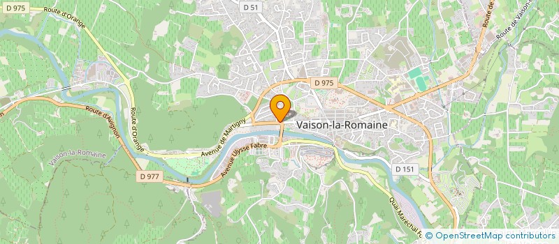 localisation de l'entreprise NATELEMENTS à VAISON-LA-ROMAINE