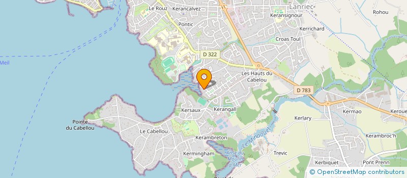 localisation de l'entreprise NATELINE  CONCARNEAU