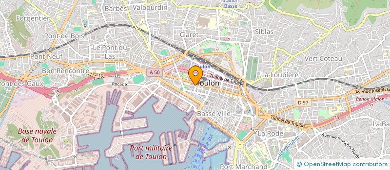 localisation de l'entreprise NATELY  TOULON