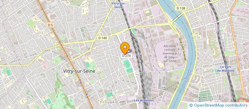 localisation de l'entreprise NATEMA  VITRY-SUR-SEINE