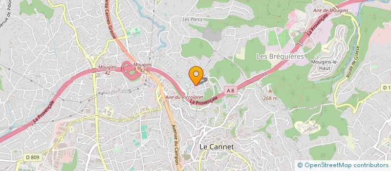 localisation de l'entreprise NATEMMA à LE CANNET