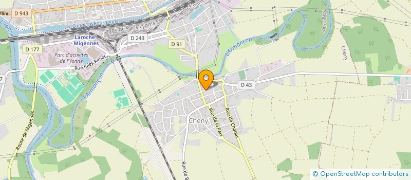 localisation de l'entreprise NATEN  CHARMOY