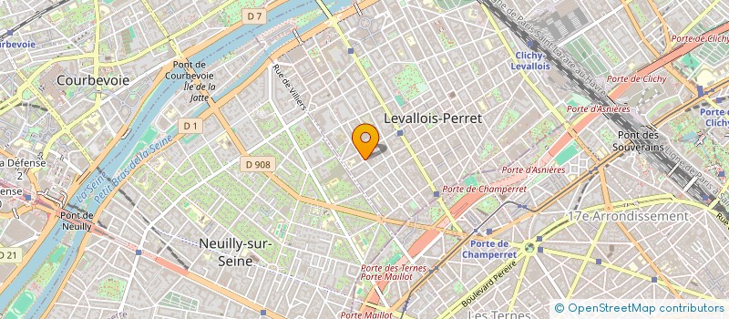 localisation de l'entreprise NATEN GESTION à LEVALLOIS-PERRET