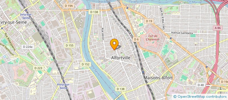 localisation de l'entreprise NATENA à ALFORTVILLE