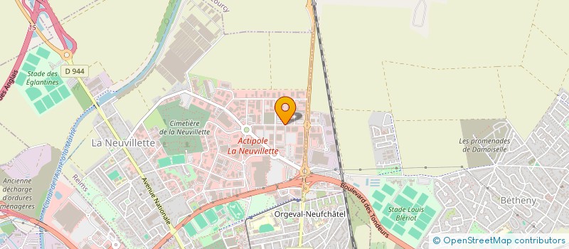 localisation de l'entreprise NATEOL à REIMS