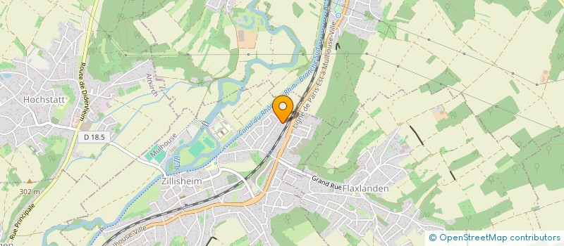 localisation de l'entreprise NATERI  ZILLISHEIM