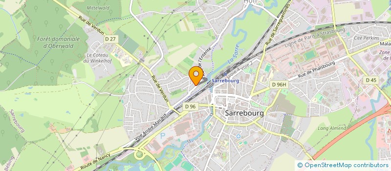 localisation de l'entreprise NATERIC à SARREBOURG